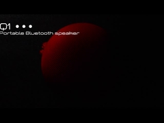 Piccolo mini altoparlante esterno, altoparlante bluetooth da 3,7V 800mAh con radiatore basso