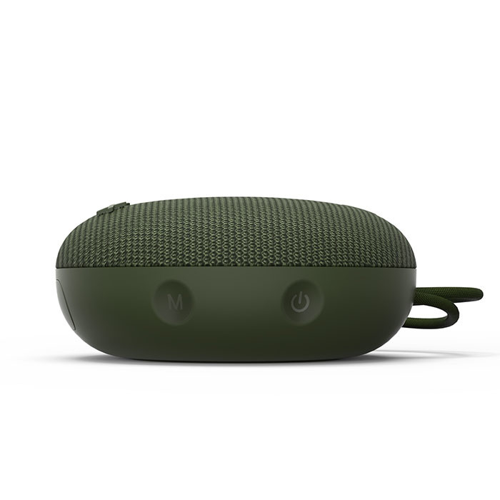 C200 Colore Verde Altoparlante Wireless Impermeabile IPX7 Plastica ABS E Tessuti