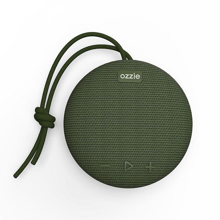 C200 Colore Verde Altoparlante Wireless Impermeabile IPX7 Plastica ABS E Tessuti