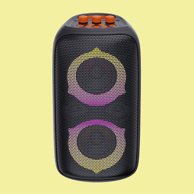 Bluetooth nero V5.3 Altoparlante per feste all'aperto con batteria 4\u03a9 Impedenza ABS Ferro