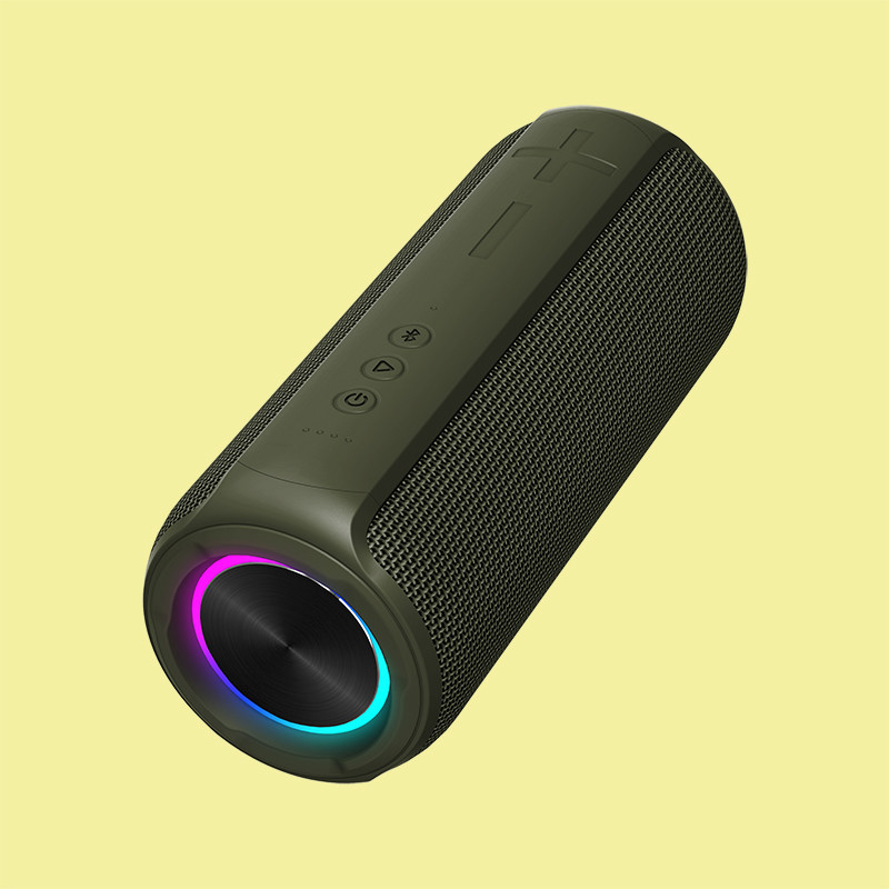 5V 2A 30W Potente altoparlante basso a luce LED Bluetooth con scheda SD AUX IN