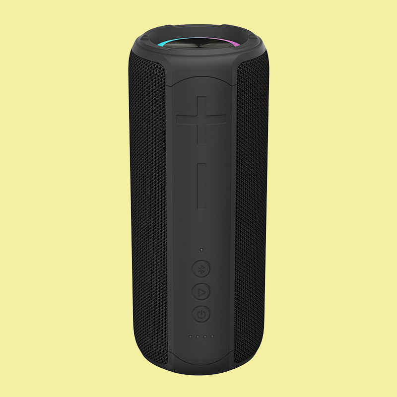 Altoparlante Bluetooth portatile a luce a LED con TPU ABS Tessile 10W*2 Output per accoppiamento TWS e chiamata hands free