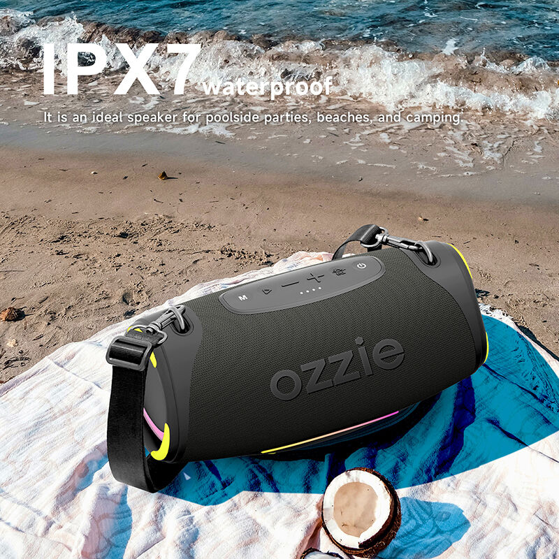 2026 Tendenza altoparlanti Parlantes Bluetooth 80w Basso senza fili altoparlanti Led Ipx7 Acqua resistente Stoffa Woofer altoparlanti